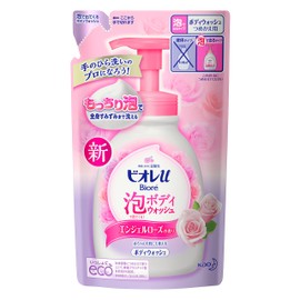 Biore U Bubble Body Wash 480 ml – Angel Rose Scent – Refill