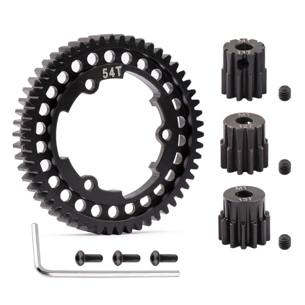 Aimrock Harden Steel Mod 1 54T Spur Gear and 5mm