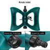 360° Fully Circle Rotating Watering Sprinkler Irrigation System Nozzle for