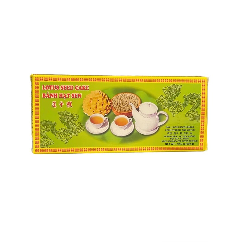2 Packs - Lotus Seed Cakes - Banh Hat Sen