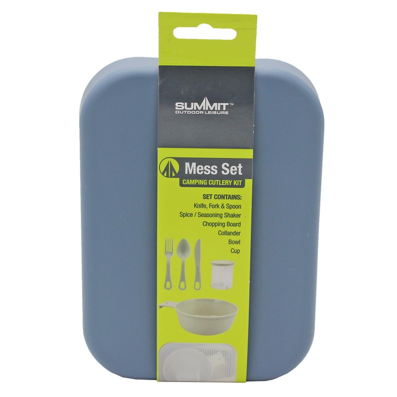 Camping Mess Tin, Outdoor Eating, Drinking Gear - 7 piece