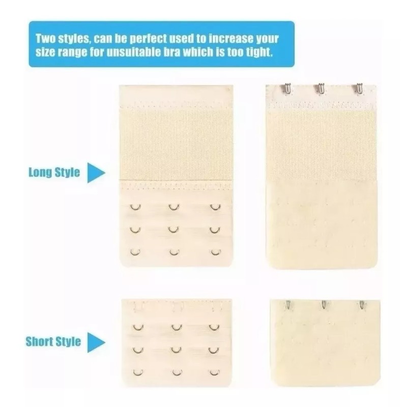 Extensor de ropa interior Extensiones Bra Brasier Mujer Extensores 3