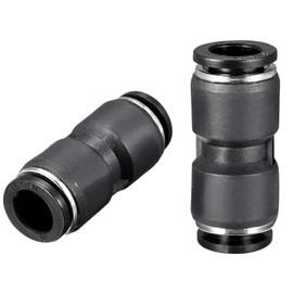 TOP-VIGOR 10 mm Push-to-Connect-Armaturen, Schnellverbindungs-Luftarmaturen, Verbund-Wasserleitungsverbinder, leichte, gerade pneumatische Rohrverschraubungen, 10 Stück