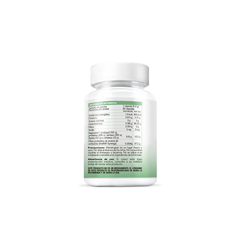 BIO B | Enzimas Digestivas Digezyme® + Prebióticos | 90
