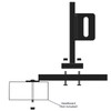 2 Pack Headboard Bracket Kit for Metal Bed Frame, Adjustable