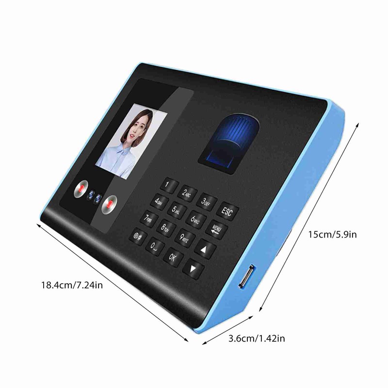 Intelligent Attendance Machine Face Fingerprint Password Checking-in Recorder for Employees