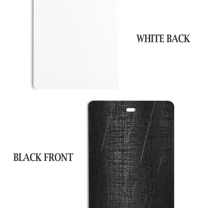 DALIX Silky Black Vertical Blind Texture Slats Window Size 64.5