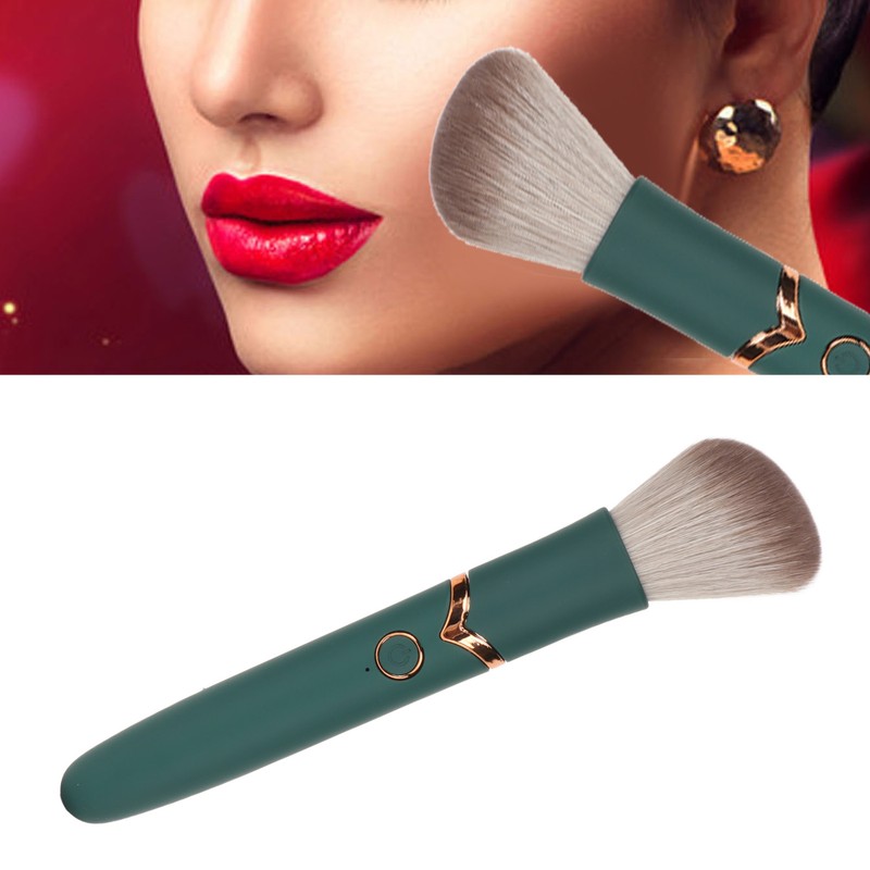 USB Rechargeable Makeup Brush 10 Gears Soft Fluffy Hair Electric