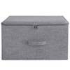 ANMINY Storage Bins with Zipper Lid Storage Boxes with Handles