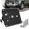 No Drill Tow Hook License Plate Mount Bracket Kit Anti-Theft