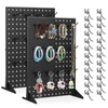 Acfunique 2 Pack Peg Board Display Stand for Vendors with