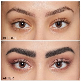 AFGHOUZ Eyebrow Pencil And Brow Gel Set, Dual-Ended 4 Micro-Fork Tip Brow Pencil + Clear Brow Gel Brush, Waterproof Eyebrow Makeup Pen