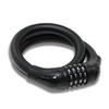 SAGISAKA Extra Thick Dial Lock 23.6 inches (60 cm), Black