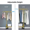 HOKEEPER Clothing Rack Gold Clothes Rack Heavy Duty Garment Rack