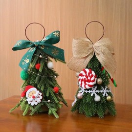 Sungwon New Christmas Product Tree Ornament Window Decoration lf1221 Free Size / Red and White Snowflake 21cm - OPP Bag 2ea