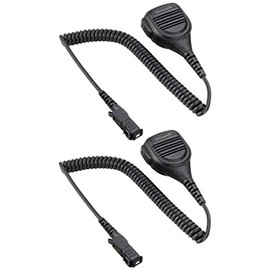 2 Pack Speaker Mics with Reinforced Cable for Motorola DMR MOTOTRBO Radios XPR3000 XPR3300 XPR3500 XPR3300e XPR3500e XPR 3300 3500 3300e 3500e, Noise Reduction Shoulder Microphone, Clear Transmission