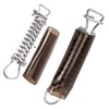 Wood Grip Swimming Pool Stainless Steel Spring Covers with Stopper