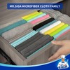 MR.SIGA Waffle Pattern Cleaning Cloths, Reusable Absorbent Microfiber Cleaning Cloths,