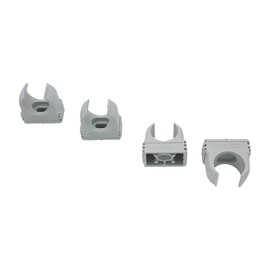 30 x OBO Bettermann M20 Quick Clamps | Clamp | Pipe Clamp | Linable | Light Grey | 20 mm | Pack of 30