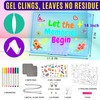 LED Drawing Board, 14'' Acrylic Note Board with Colors, Include