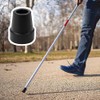 4 Pcs Cane Tips Rubber Ferrule,19 mm 3/4" Black Ferrules