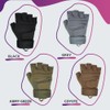 Seibertron S.O.L.A.G 1/2 Finger/Fingerless/Half Finger Multi-Function Sports Gloves Black S