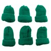 MIJOMA Set of 6 Knitted Egg Cosy Hats, Knitted Egg