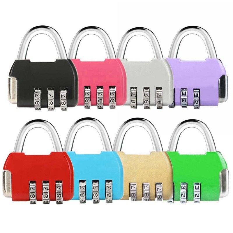 ZPLIUST 3 Digit Combinations Padlock The Safe Cipher Lock Resettable