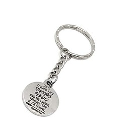 Scripture Gift, She Is Clothed In Strength And Dignity Keychain, Scripture Quote, Proverbs 31 25 Bible Verse Gift, Bible Verse Keychain