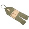 Gardening Apron Green Khaki 600D Oxford Fabric Multiple Pockets Durable