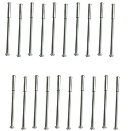 Universal Hardware 20 Pack M3 Door Handle Screws Silver with Bolt Connecting Sleeve Male to Female for Door Handle, Knobs Escutcheons and Others