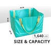 TidyFriend Dumpster Bag 45 Inches, Reusable Yard Waste Bags, Foldable