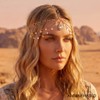 Sixexey Boho Sequin Head Chain Egyptian Gold Headpiece for Women