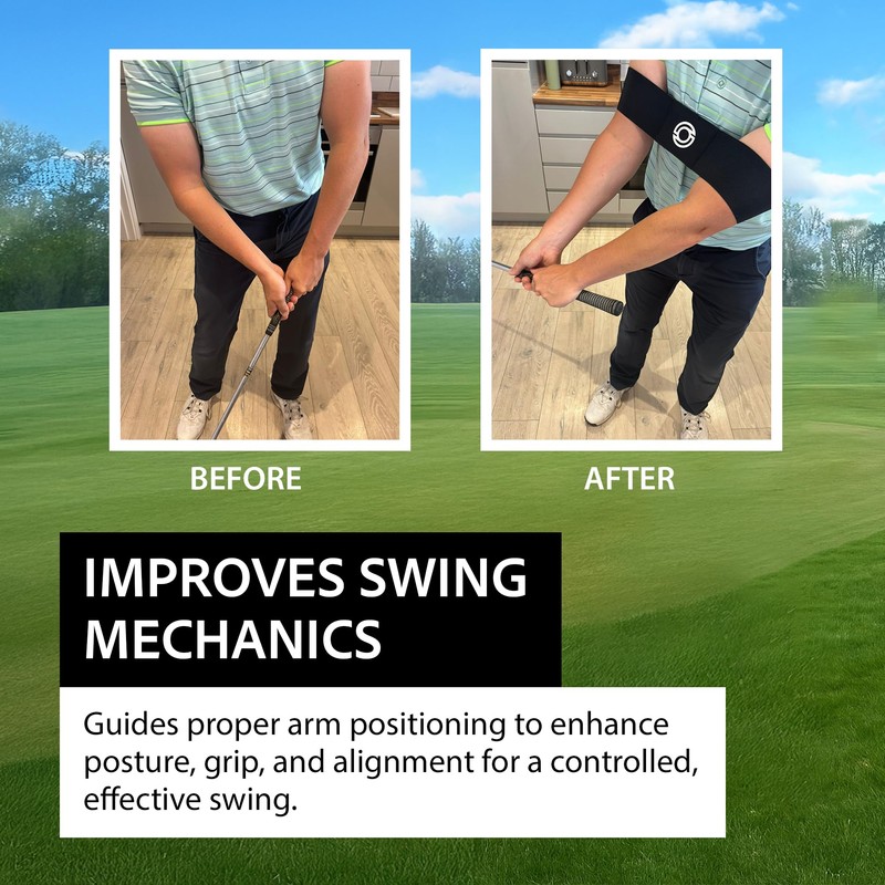 Kaizen Golf Swing Training Aid Arm Band – Enhance Your