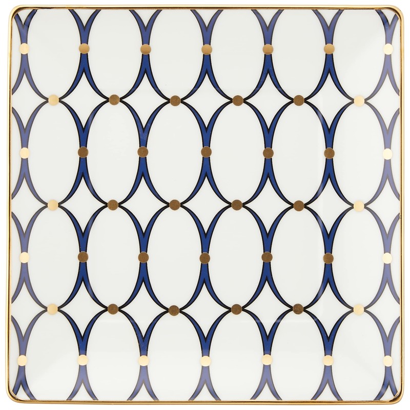 【正規輸入品】 ウェッジウッド ルネッサンス ゴールド スクエア トレイ 皿 14.5cm 結婚祝い プレゼント