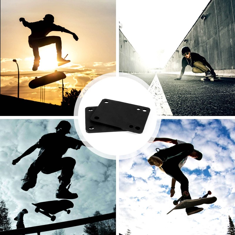 Ahvqevn Rubber Skateboard Riser Pad 1/8 3Mm Pack of 2