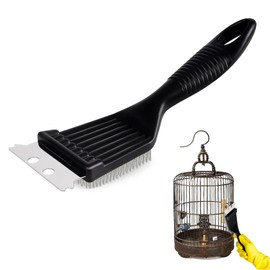 Doyime Wire Brush Birdcage Scrubbing Brush for Birdcage Pigeon Poop Cleaning Tool Bird Poop Cleaning Tools Cleaning Brush for Barbecue Brush Net? Iron Plate Brush Powerful Cleaning Tool