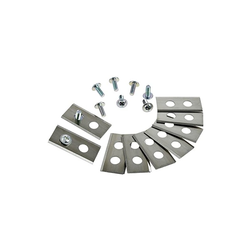 akku-net 9 x replacement blades / cutting blades for Worx