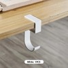 Lyaciomn 10 Shaped Table Edge Hook Student Desk Side Hanging