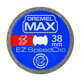 Dremel MAX High Performance Cutting Wheel (SC456DM) Metal Cutting Disc with EZ SpeedClic System, 38mm, Max Life Durability