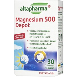 알타파마 altapharma 마그네슘 500 Depot 30정 Altapharma Magnesium 500 Depot 30 Tablets