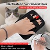 Pet Hair Remover, Electrostatic Pet Hair Removal Gloves-2-piece Set, Reusable