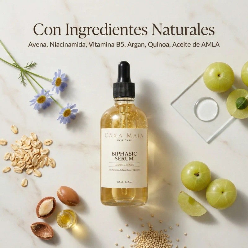 Sérum Capilar Anti Frizz Caxa Maia 100ml Brillo Natural