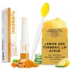 Murend 3PCS Turmeric Lemon Lip scrub and Turmeric Lip Balm