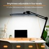 bemelux Task Lamp with Clamp, Bright 117PCS LEDs, Metal Swing