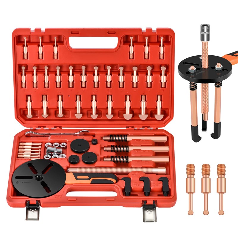 55-in-1 Bearing Puller Kit, Upgraded Heavy-Duty Wheel Bearing Removal Tool