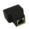 MyCableMart RJ45 CAT6/5E Ethernet 1 in, 2 Out Port Adapter/Coupler/Splitter