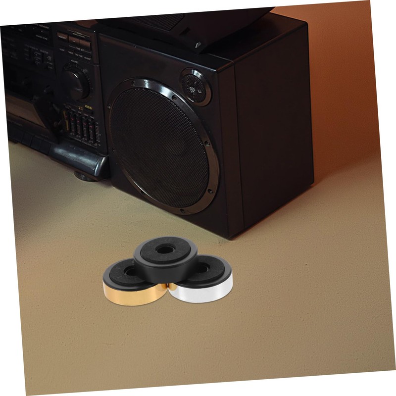 KOMBIUDA 12pcs Speaker Isolation Feet Mats Shock Absorption Pads for