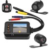 Motorcycle 2 Inch Driving Recorder 1080P + 720P HD Lens