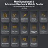 FIXCHIGO 10 in 1 Network Cable Tester with 7 Wavelengths